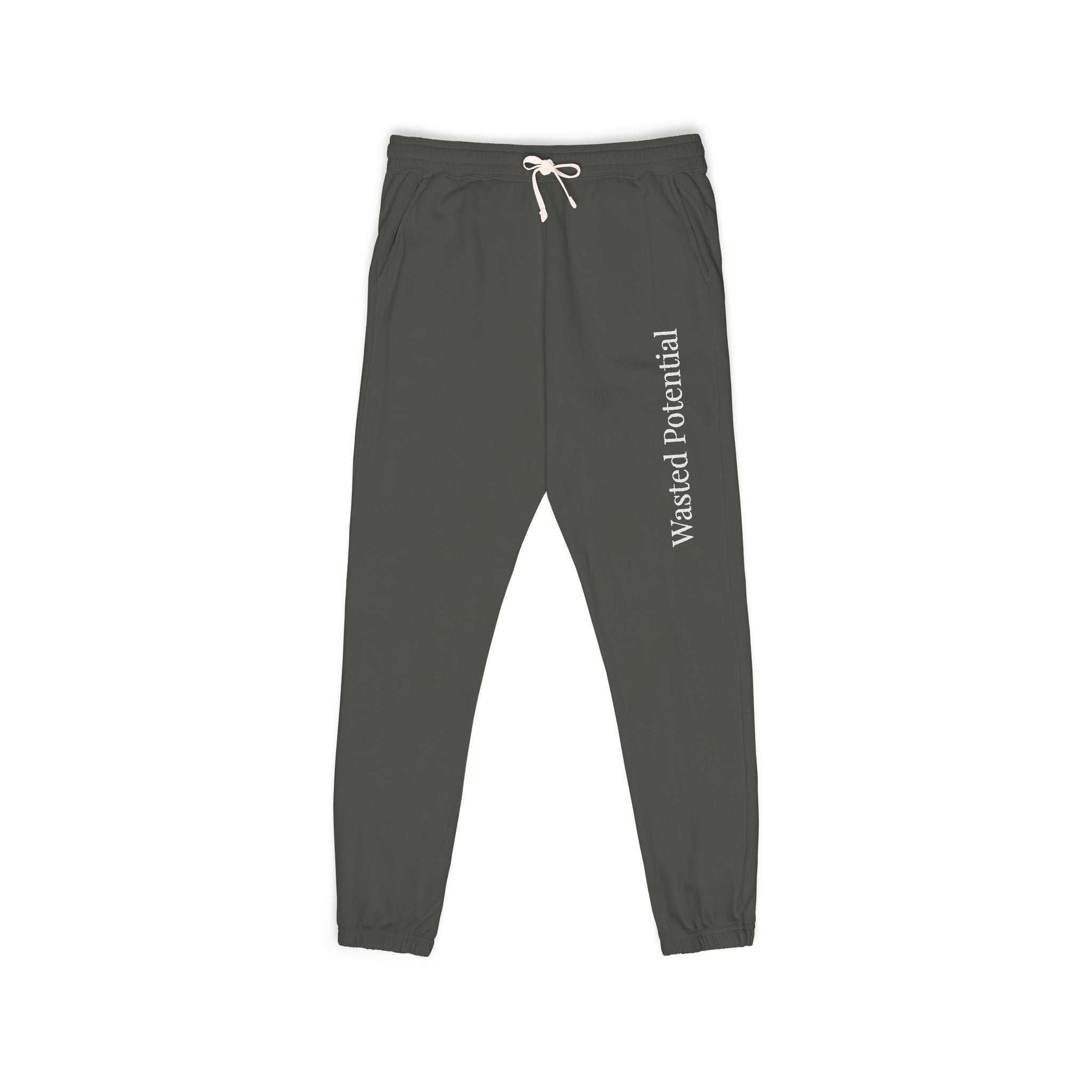 Wasted Potential — Minimal Statement Sweatpants