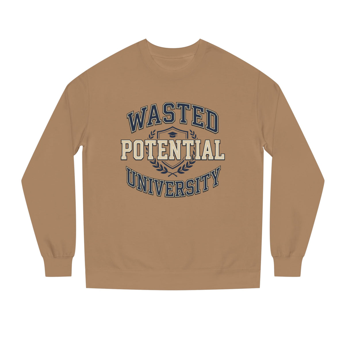 Wasted Potential University Crewneck | Sandstone