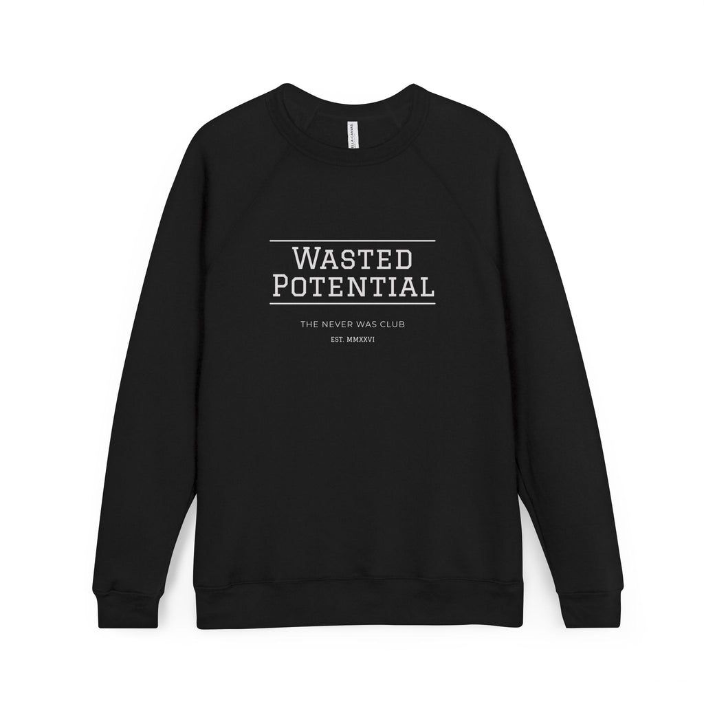 Wasted Potential — The Never Was Club Crewneck | Black
