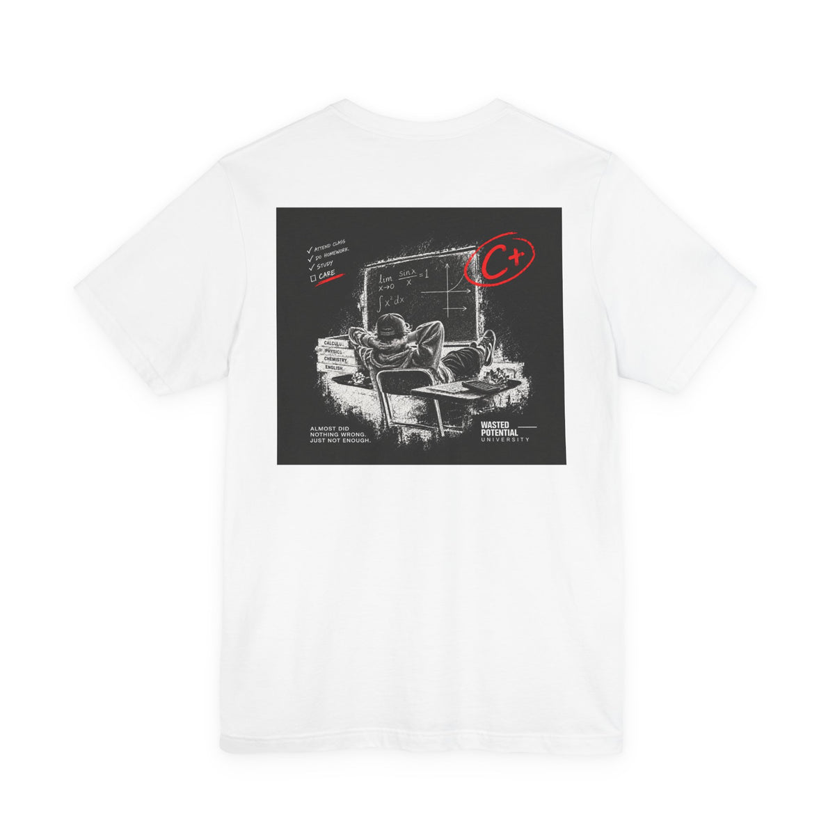 Almost Did Graphic Tee - White | Wasted Potential University